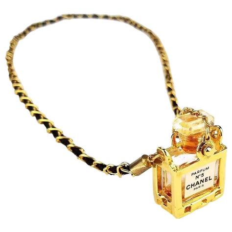 chanel necklace with chanel perfume 5